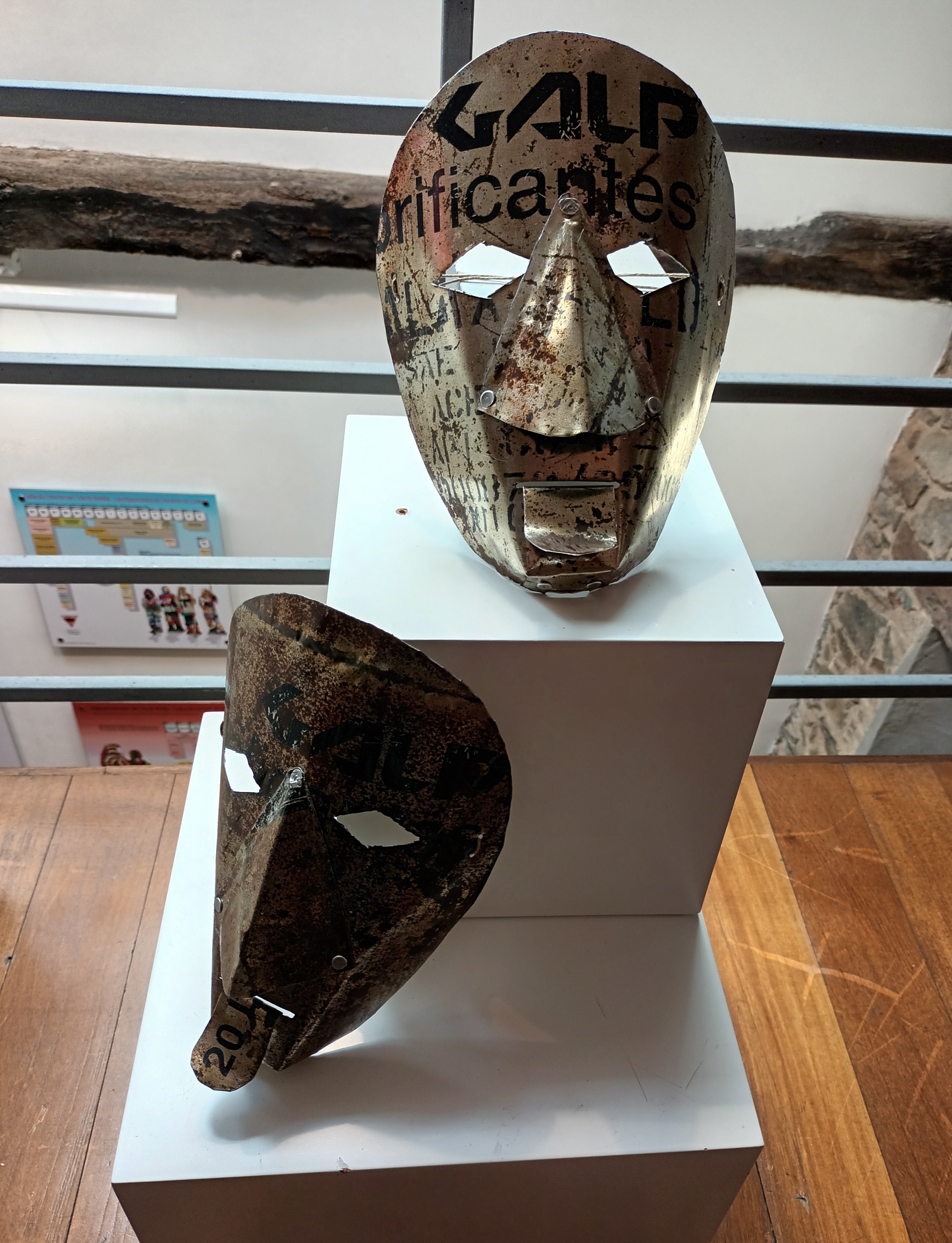 Máscaras recicladas