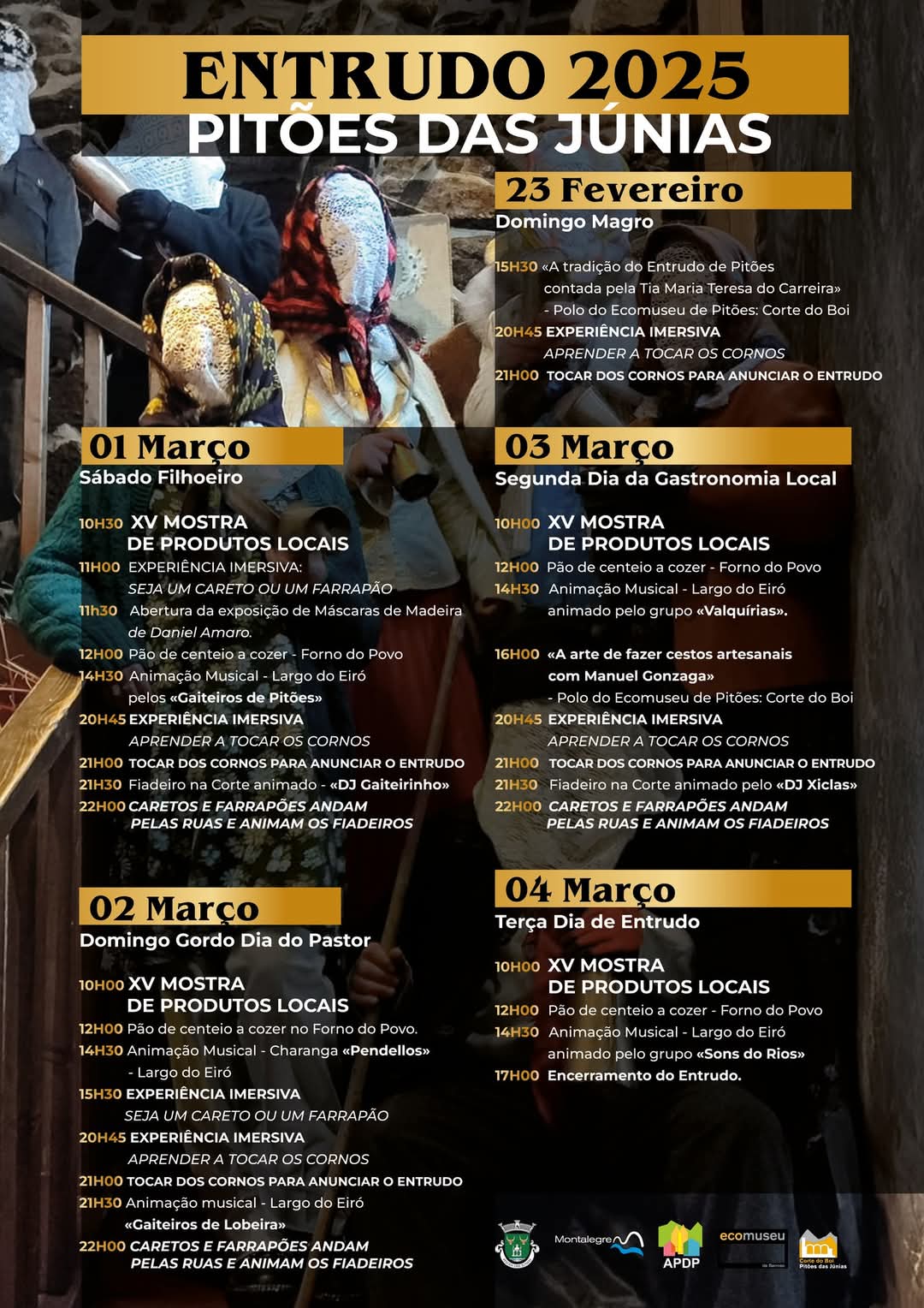 Pitões entrudo 2025