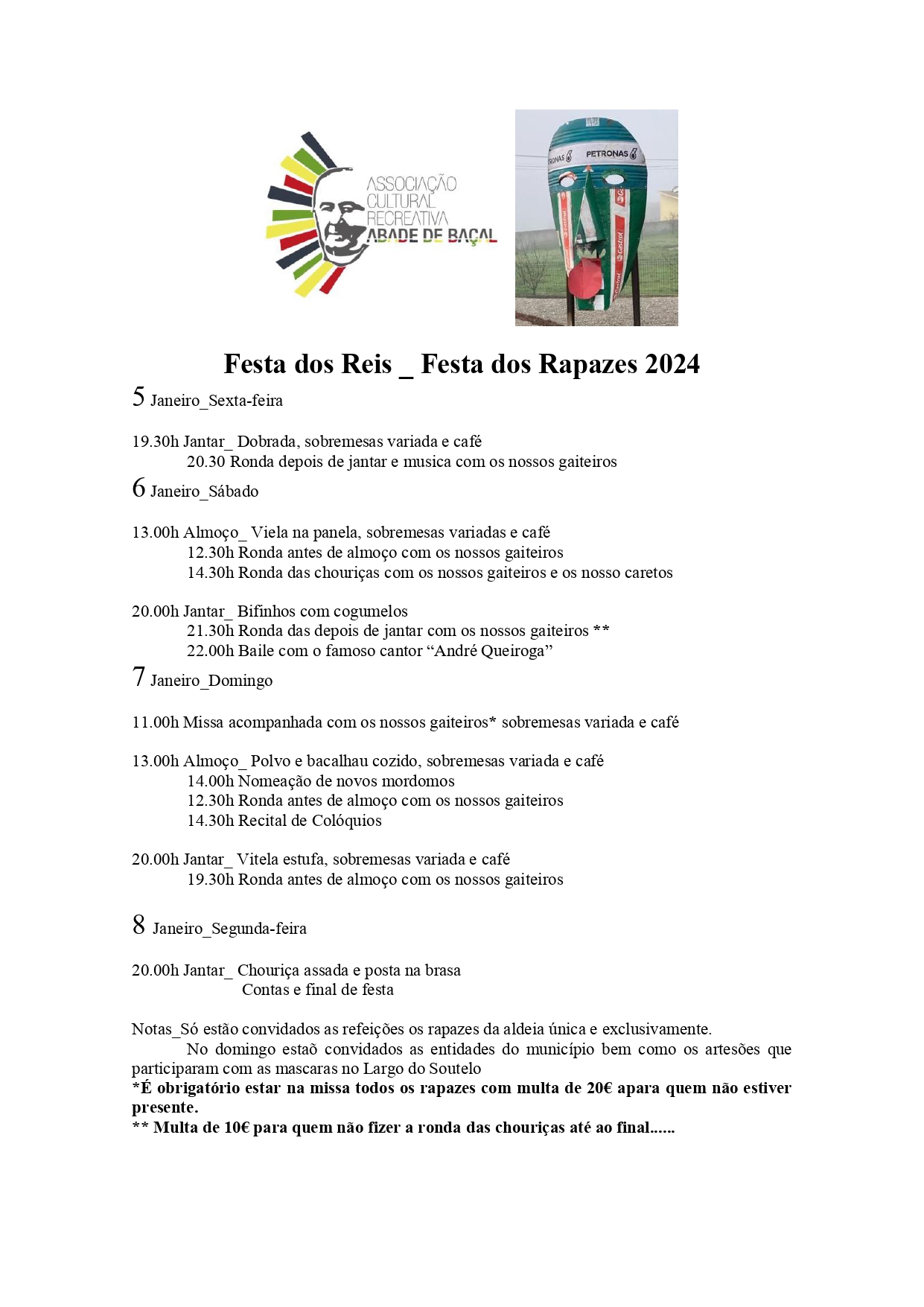 Baçal Reis 2024